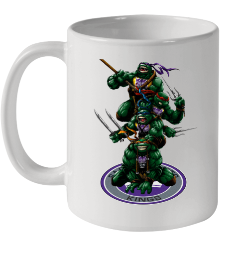 NBA Basketball Sacramento Kings Teenage Mutant Ninja Turtles Shirt Ceramic Mug 11oz