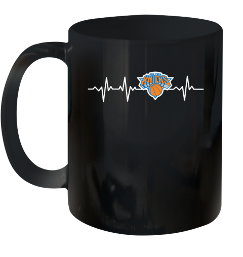 New York Knicks NBA Basketball Heart Beat Shirt Ceramic Mug 11oz