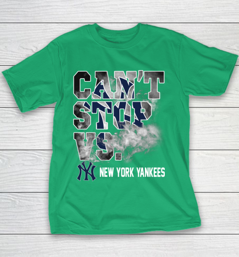 MLB New York Yankees Baseball Can't Stop Vs Yankees Youth T-Shirt 3