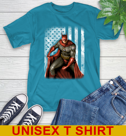 Oklahoma City Thunder NBA Basketball Batman DC American Flag Shirt T-Shirt 9