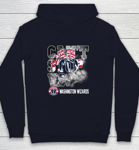 NBA Washington Wizards Basketball Can't Stop Vs Youth Hoodie 2