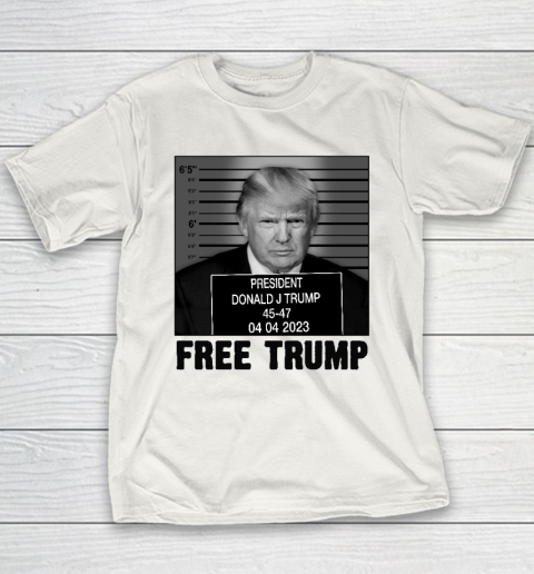 Free Trump Mugshot Youth T-Shirt