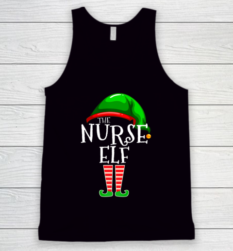 The Nurse Elf Family Matching Group Christmas Gift Funny Tank Top