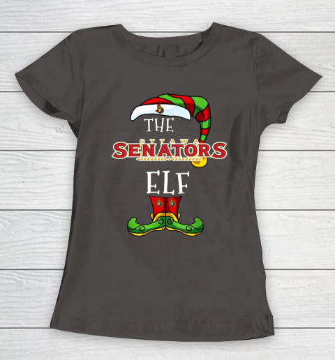 Ottawa Senators Christmas ELF Funny NHL Women's T-Shirt 7