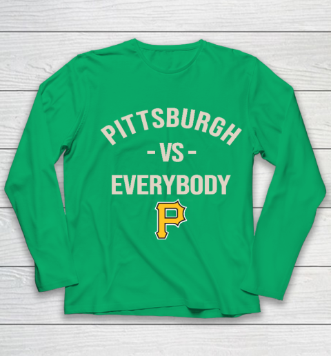 Pittsburgh Pirates Vs Everybody Youth Long Sleeve 4