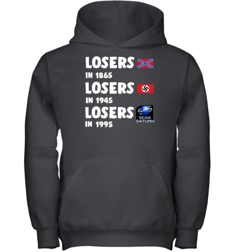 Losers In 1865 Losers In1945 Losers In1995 Youth Hoodie