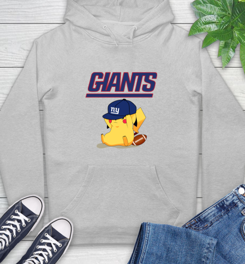 NFL Pikachu Football Sports New York Giants Hoodie 6