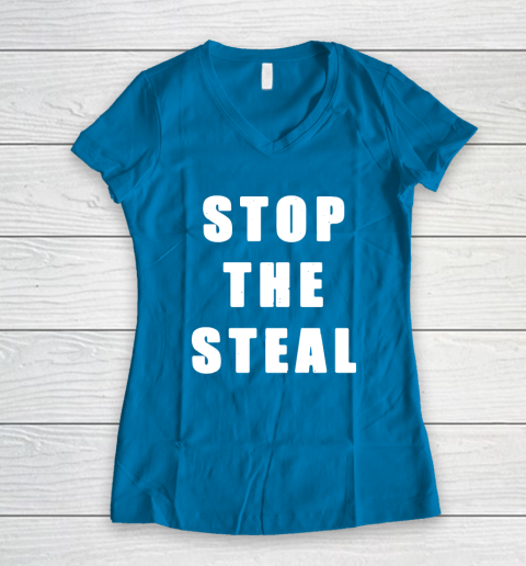 Stop The Steal Women's V-Neck T-Shirt 5