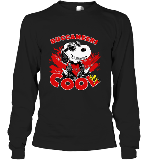 Tampa Bay Buccaneers Snoopy Joe Cool We're Awesome Long Sleeve T-Shirt