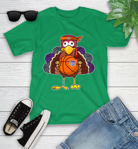 Sacramento Kings Turkey thanksgiving day Youth T-Shirt 6