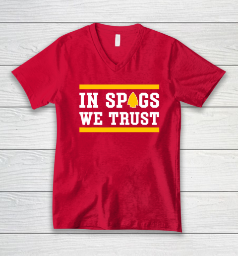KC In Spags We Trust V-Neck T-Shirt 5