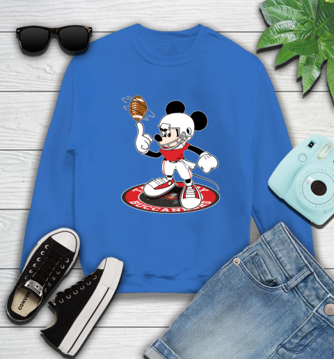 NFL Football Tampa Bay Buccaneers Cheerful Mickey Disney Shirt Sweatshirt 9