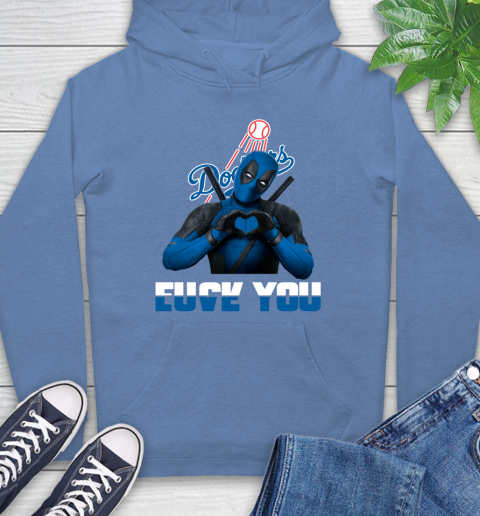 MLB Los Angeles Dodgers Deadpool Love You Fuck You Baseball Sports Hoodie 11