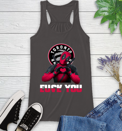 NBA Toronto Raptors Deadpool Love You Fuck You Basketball Sports Racerback Tank 11