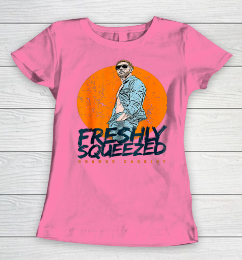 Wrestling Freshly Squeezed Orange Cassidy AEW Wrestler Women's T-Shirt 9