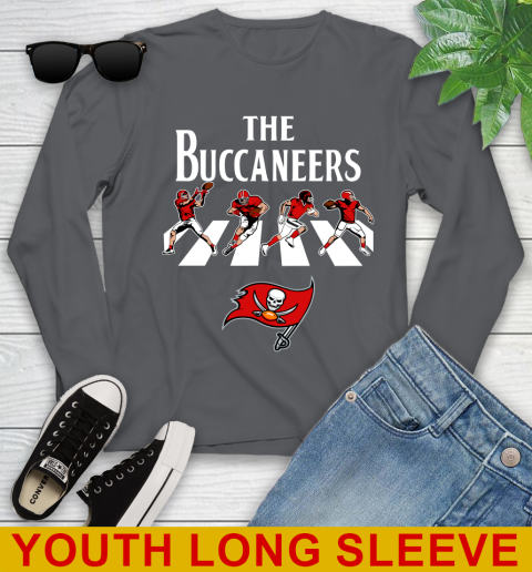 NFL Football Tampa Bay Buccaneers The Beatles Rock Band Shirt Youth Long Sleeve 9