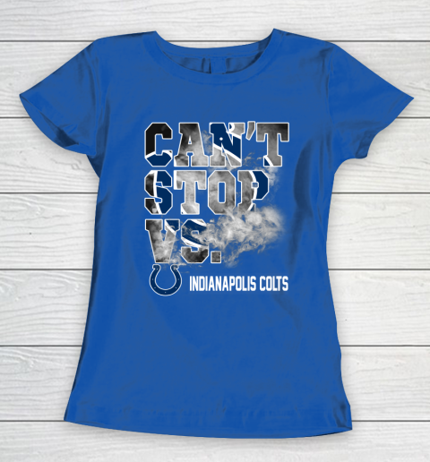 NFL Indianapolis Colts Can't Stop Vs Women's T-Shirt 8