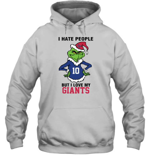 I Hate People But I Love My Giants New York Giants NFL Teams Hoodie