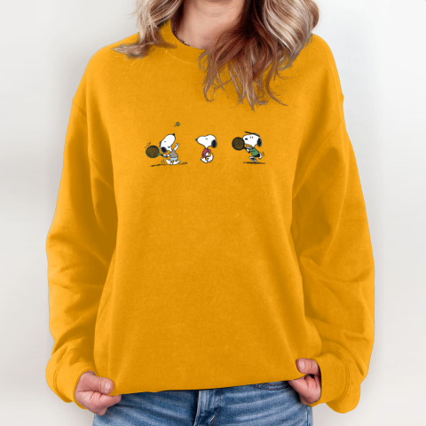 Peanuts Snoopy Tennis Sweatshirt - Father Figure Clothing