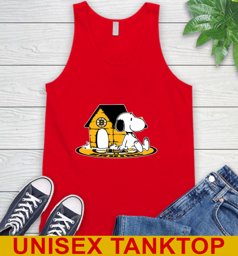 NHL Hockey Boston Bruins Snoopy The Peanuts Movie Shirt Tank Top 6