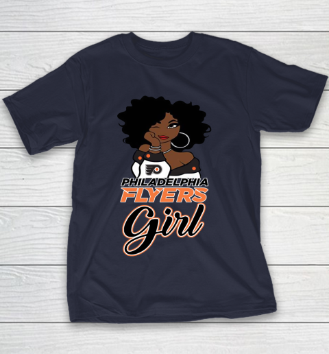 Philadelphia Flyers Girl NHL Youth T-Shirt 4
