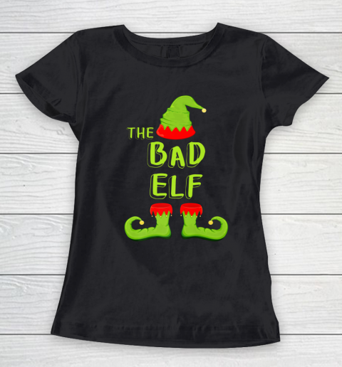 The Bad Elf T Shirt Matching Group Christmas Costume Women's T-Shirt