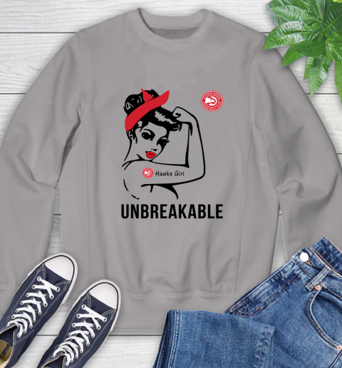 NBA Atlanta Hawks Girl Unbreakable Basketball Sports Sweatshirt 3