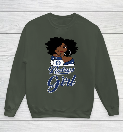 San Diego Padress Girl MLB Youth Sweatshirt 10