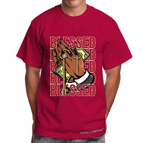 Air Jordan 1 Chicago Matching Sneaker Tshirt Drake Blessed Black and Red Jordan Tshirt