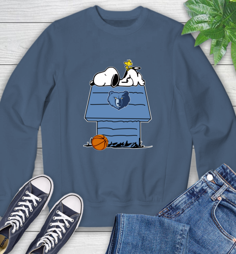 Memphis Grizzlies NBA Basketball Snoopy Woodstock The Peanuts Movie Sweatshirt 7