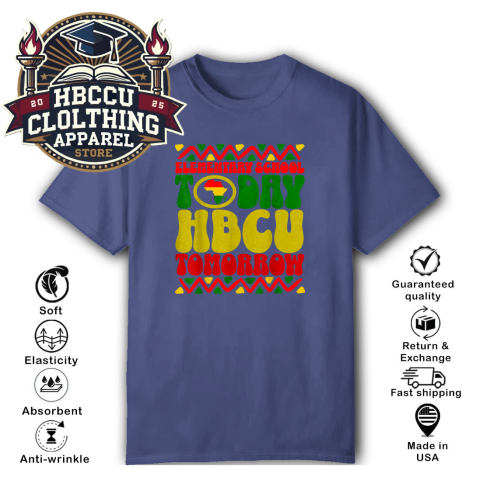qwq3 elementary school today hbcu tomorrow classic t shirt 2 front purple HBCU Clothing Apparel