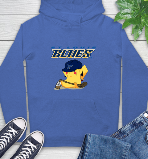 NHL Pikachu Hockey Sports St.Louis Blues Hoodie 9