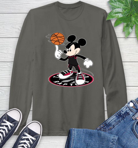 NBA Basketball Toronto Raptors Cheerful Mickey Disney Shirt not broken the mould Long Sleeve T-Shirt 9