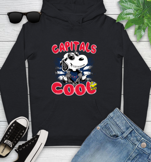 NHL Hockey Washington Capitals Cool Snoopy Shirt Youth Hoodie