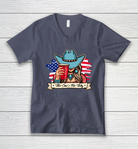 Toby Keith This One's For Toby V-Neck T-Shirt 6