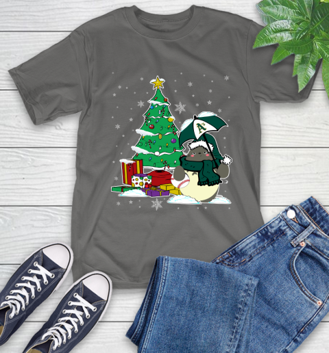Oakland Athletics MLB Baseball Cute Tonari No Totoro Christmas Sports T-Shirt 10