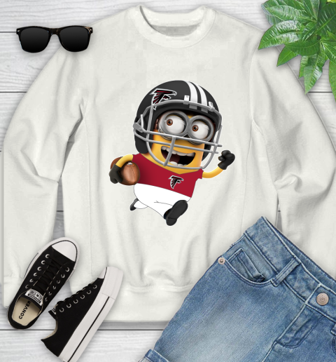 NFL Atlanta Falcons Minions Disney Football Sports Youth Sweatshirt