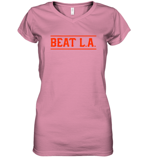 qxsl san francisco baseball vintage sf the city giant women v neck t shirt 39 front azalea