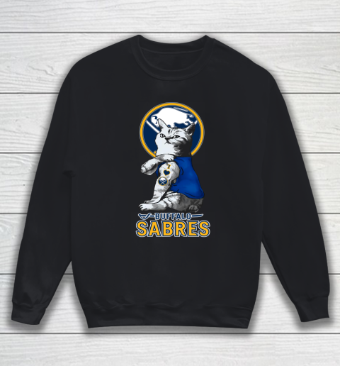 NHL My Cat Loves Buffalo Sabres Hockey Sweatshirt