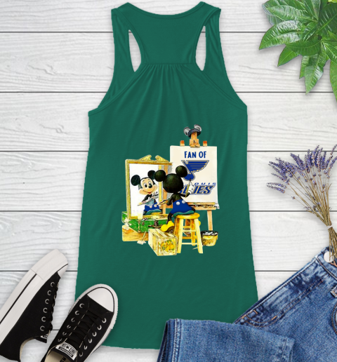 NHL Hockey St.Louis Blues Mickey Drawing Shirt 40