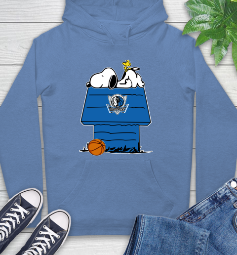 Dallas Mavericks NBA Basketball Snoopy Woodstock The Peanuts Movie Hoodie 11