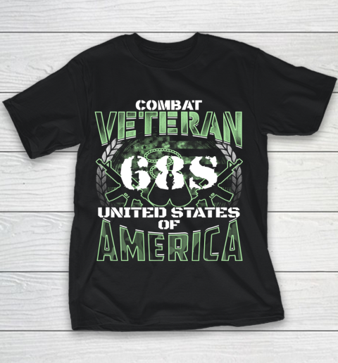 Veteran Shirt 68S MOS United States Combat Veteran Youth T-Shirt