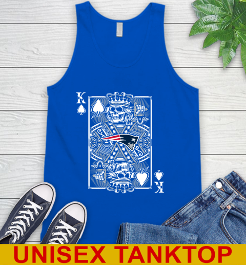 New England Patriots NFL Football The King Of Spades Death Cards Shirt Tank Top 4