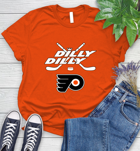 NHL Philadelphia Flyers Dilly Dilly Hockey Sports Women's T-Shirt 4