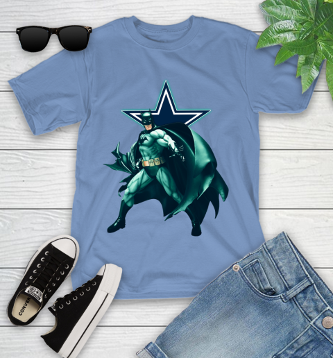 NFL Batman Football Sports Dallas Cowboys Youth T-Shirt 11