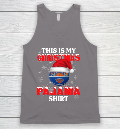 New York Knicks This Is My Christmas Pajama Shirt NBA Tank Top 6