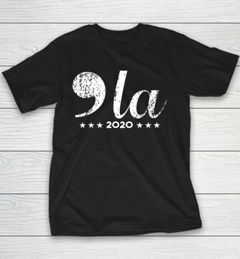 Comma La Kamala Harris 2020 Election Distressed Youth T-Shirt