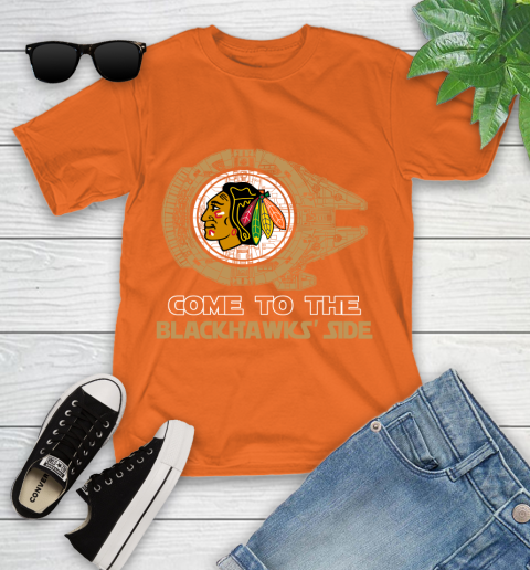 NHL Come To The Chicago Blackhawks Wars Hockey Sports Youth T-Shirt 9