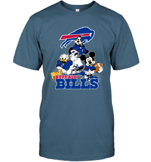 NFL Football Buffalo Bills Pluto Mickey Driving Disney Shirt T-Shirt