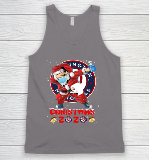 Washington Nationals Funny Santa Claus Dabbing Christmas 2020 MLB Tank Top 6